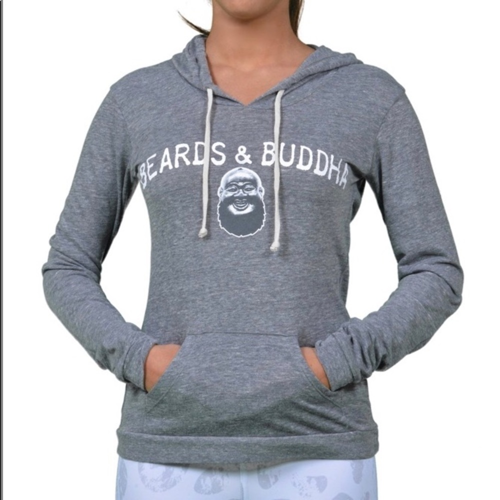 “Beards and Buddha” Yoga Pullover